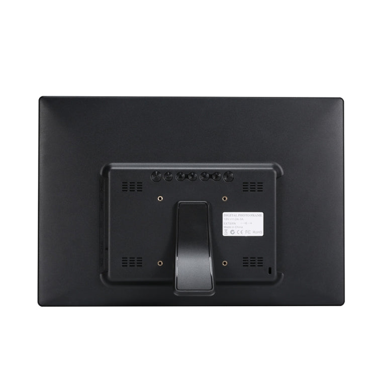 14-inch Digital Photo Frame Electronic Photo Frame Ultra-narrow Side Support 1080P Wall-mounted Advertising Machine(Black)