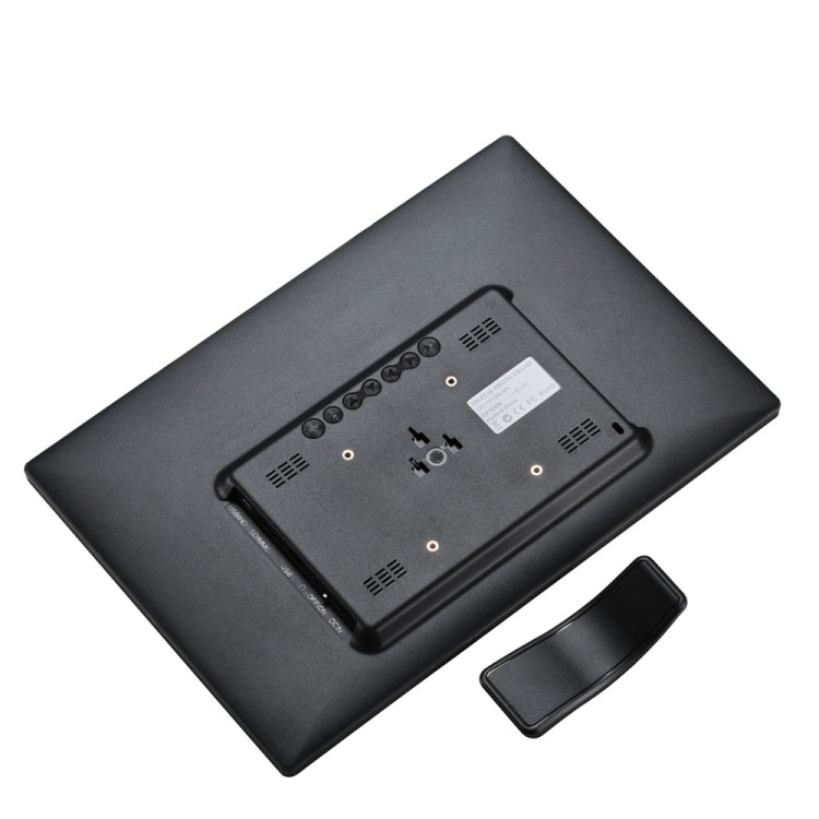 14-inch Digital Photo Frame Electronic Photo Frame Ultra-narrow Side Support 1080P Wall-mounted Advertising Machine(Black)