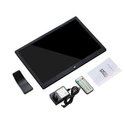 14-inch Digital Photo Frame Electronic Photo Frame Ultra-narrow Side Support 1080P Wall-mounted Advertising Machine(White)
