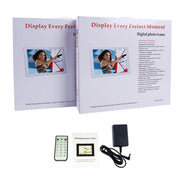 15.6 inch FHD LED Display Digital Photo Frame with Holder & Remote Control, MSTAR V53 Program, Support USB / SD Card Input(White)