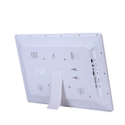 17 inch Display Rack Container Advertising Machine Digital Photo Frame Support Water Subtitles(White)