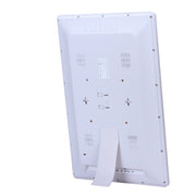 17 inch Display Rack Container Advertising Machine Digital Photo Frame Support Water Subtitles(White)