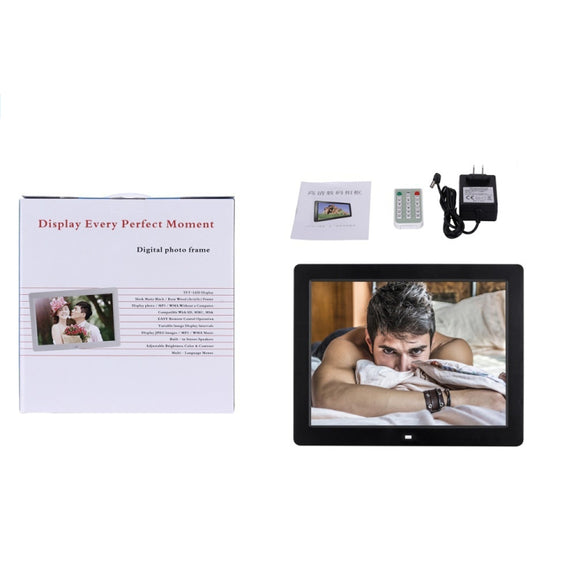 21.5 inch IPS Digital Photo Frame Electronic Photo Frame Advertising Machine Support 1080P HDMI(Black)