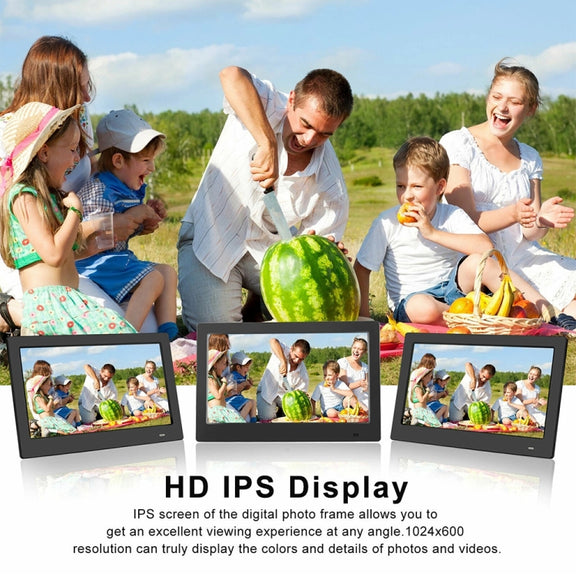 21.5 inch IPS Digital Photo Frame Electronic Photo Frame Advertising Machine Support 1080P HDMI(Black)