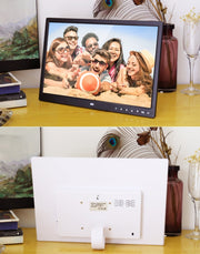 15.0 inch LED Display Digital Photo Frame with Holder / Remote Control, Allwinner, Support USB / SD Card Input / OTG(Black)