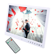 13.0 inch LED Display Digital Photo Frame with Holder / Remote Control, Allwinner, Support USB / SD Card Input / OTG (White)