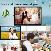13.0 inch LED Display Digital Photo Frame with Holder / Remote Control, Allwinner, Support USB / SD Card Input / OTG (White)