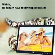 13.0 inch LED Display Digital Photo Frame with Holder / Remote Control, Allwinner, Support USB / SD Card Input / OTG (White)