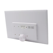 17.0 inch LED Display Digital Photo Frame with 7-keys Touch Button Control / Holder / Remote Control, Allwinner Technology, Support USB / SD Card Input / OTG, US/EU/UK Plug(White)