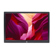 17.0 inch LED Display Digital Photo Frame with Holder / Remote Control, Allwinner Technology, Support USB / SD Card Input / OTG, US/EU/UK Plug(Black)