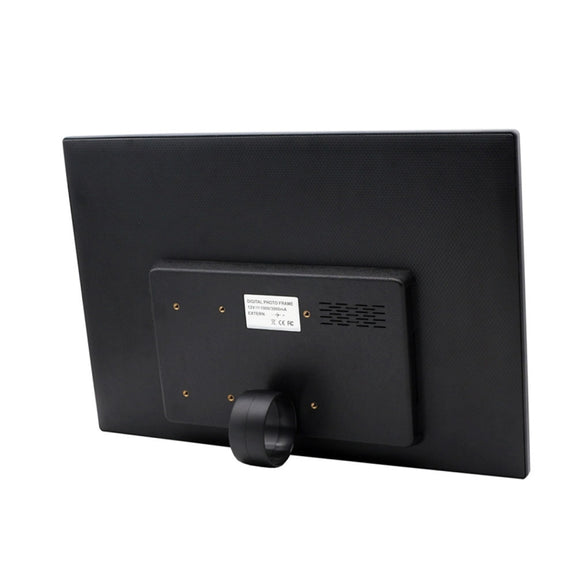 17.0 inch LED Display Digital Photo Frame with Holder / Remote Control, Allwinner Technology, Support USB / SD Card Input / OTG, US/EU/UK Plug(Black)