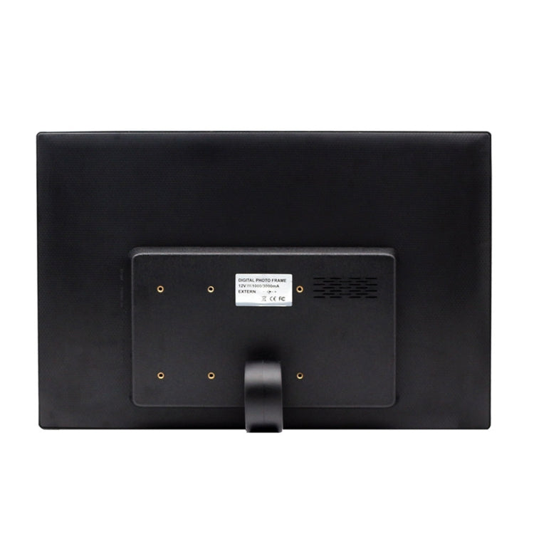 17.0 inch LED Display Digital Photo Frame with Holder / Remote Control, Allwinner Technology, Support USB / SD Card Input / OTG, US/EU/UK Plug(Black)