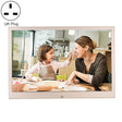 HSD1202 12.1 inch 1280x800 High Resolution Display Digital Photo Frame with Holder and Remote Control, Support SD / MMC / MS Card / USB Port, UK Plug(Gold) - 11-15 inch by PMC TechLife | Online Shopping South Africa | PMC TechLife | Buy Now Pay Later Mobicred