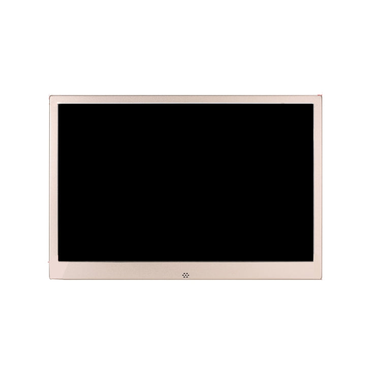 HSD1202 12.1 inch 1280x800 High Resolution Display Digital Photo Frame with Holder and Remote Control, Support SD / MMC / MS Card / USB Port, US Plug(Gold)