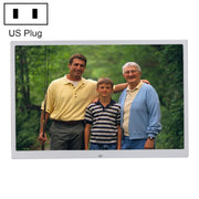 HSD1202 12.1 inch 1280x800 High Resolution Display Digital Photo Frame with Holder and Remote Control, Support SD / MMC / MS Card / USB Port, US Plug(Silver)