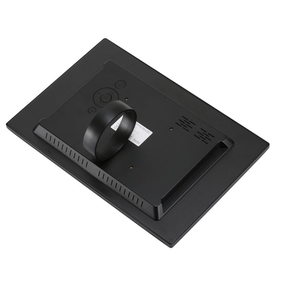 HSD1202 12.1 inch 1280x800 High Resolution Display Digital Photo Frame with Holder and Remote Control, Support SD / MMC / MS Card / USB Port, US Plug(Black)
