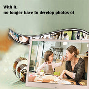 HSD1303 13.3 inch LED 1280x800 High Resolution Display Digital Photo Frame with Holder and Remote Control, Support SD / MMC / MS Card / USB Port, EU Plug(Silver)