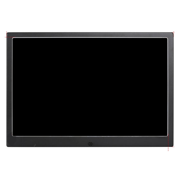 HSD1504 15.4 inch LED 1280x800 High Resolution Display Digital Photo Frame with Holder and Remote Control, Support SD / MMC / MS Card / USB Port, EU Plug(Black)