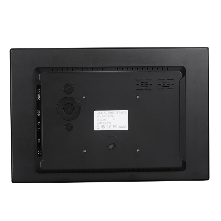 HSD1504 15.4 inch LED 1280x800 High Resolution Display Digital Photo Frame with Holder and Remote Control, Support SD / MMC / MS Card / USB Port, EU Plug(Black)