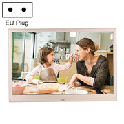 HSD1504 15.4 inch LED 1280x800 High Resolution Display Digital Photo Frame with Holder and Remote Control, Support SD / MMC / MS Card / USB Port, EU Plug(Gold)