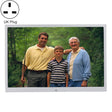 HSD1504 15.4 inch LED 1280x800 High Resolution Display Digital Photo Frame with Holder and Remote Control, Support SD / MMC / MS Card / USB Port, US Plug(Silver) - 15 inch Above by PMC TechLife | Online Shopping South Africa | PMC TechLife | Buy Now Pay Later Mobicred