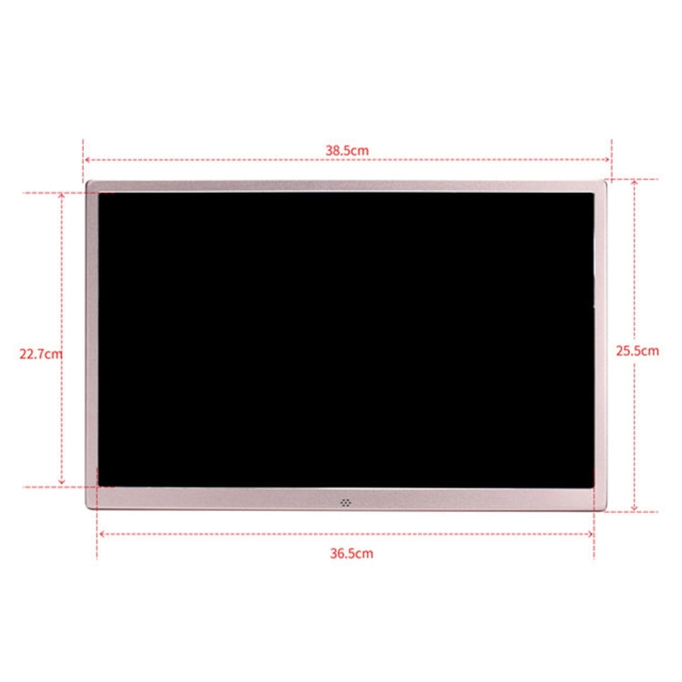 HSD1707 17 inch LED 1440X900 High Resolution Display Digital Photo Frame with Holder and Remote Control, Support SD / MMC / MS Card / USB Port, EU Plug(Gold)