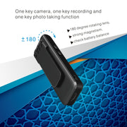 M13 1.0 Million Pixels 180 Degrees Rotating Lens Video Recorder Pen (Black)