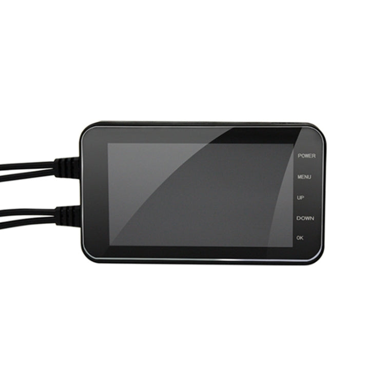 4 inch HD WIFI Dual Lens 1080P Water-resistant Motorcycle Driving Recorder