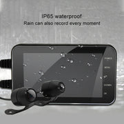 4 inch HD WIFI Dual Lens 1080P Water-resistant Motorcycle Driving Recorder