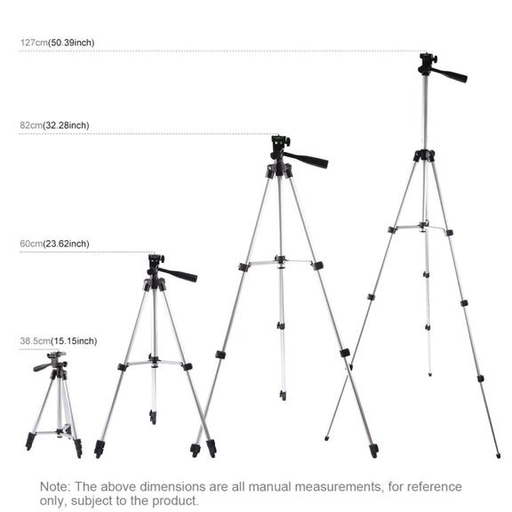 PULUZ Tripod Mount +  Live Broadcast Dual Phone Bracket + 6.2 inch 16cm LED Ring Vlogging Video Light Kits