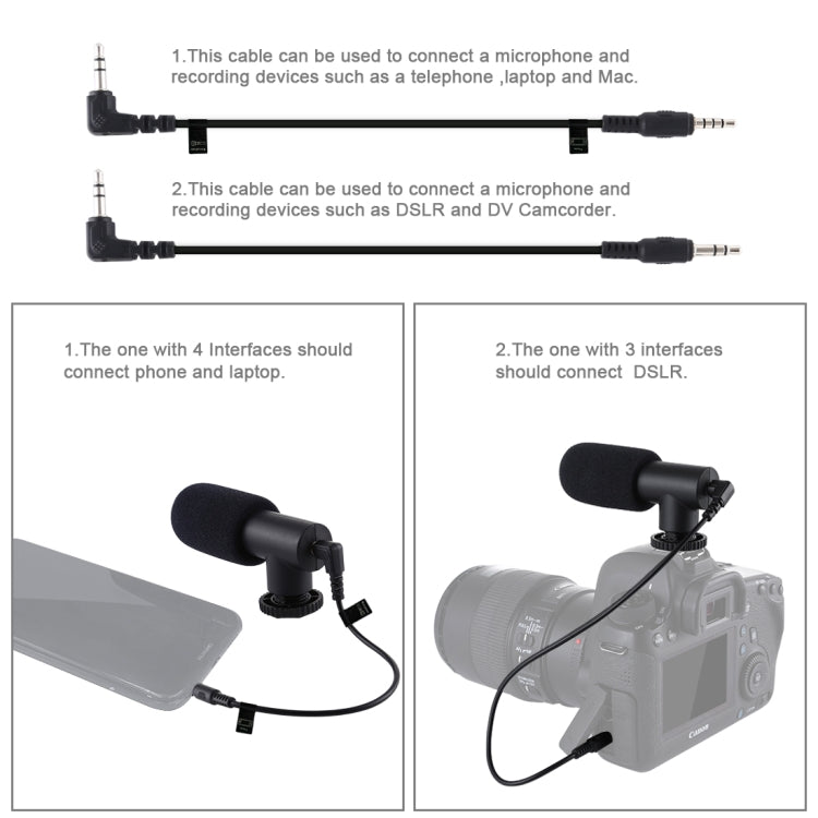 PULUZ  4 in 1 Vlogging Live Mini Octopus Bracket Kit + Studio Light + Microphone + Phone Clamp Kits(Black)