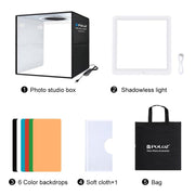 PULUZ 30cm Folding Ring Light Photo Lighting Studio Shooting Tent Box with Shadowless Light Panel