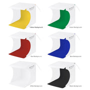 PULUZ 30cm Folding Ring Light Board Photo Lighting Studio Shooting Tent Box Kit Box with Shadowless Light Panel