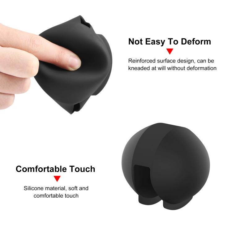 For Insta360 X5 PULUZ 60m Water-resistant Sealed Diving Case with Silicone Lens Cover (Black)