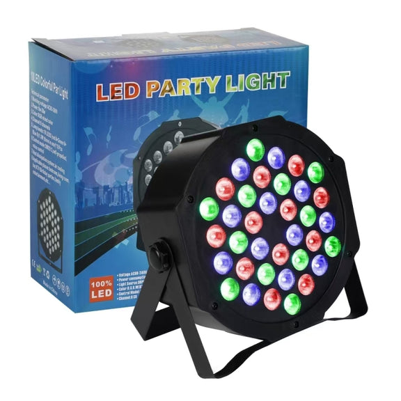 36W 36 LED PAR Light Stage Light, with LED Display, Auto Run / Slave / DMX512 / Voice Control Modes