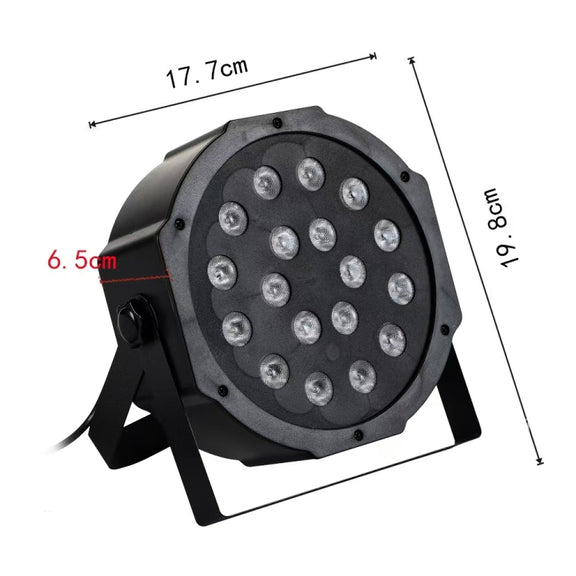 36W 36 LED PAR Light Stage Light, with LED Display, Auto Run / Slave / DMX512 / Voice Control Modes