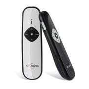 ASiNG A800 USB Charging 2.4GHz Wireless Presenter PowerPoint Clicker Representation Remote Control Pointer, Control Distance: 100m(White)