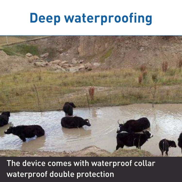 4G US Version Intelligent Water-resistant GPS Pet Tracker Solar Energy Cattle Sheep Position Locator