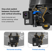 PULUZ Magnetic Quick Release Motorcycle Helmet Chin Strap Mount (Black)