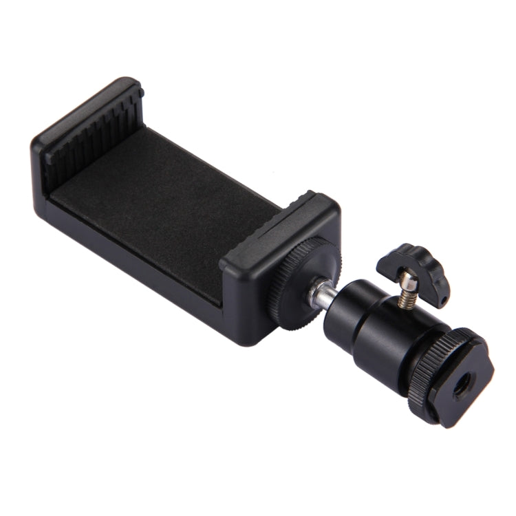 PULUZ 1/4 inch Hot Shoe Tripod Head +  Tripod Stand Clamp for iPhone, Samsung, Huawei, HTC, 5.5cm