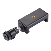 PULUZ 1/4 inch Hot Shoe Tripod Head +  Tripod Stand Clamp for iPhone, Samsung, Huawei, HTC, 5.5cm