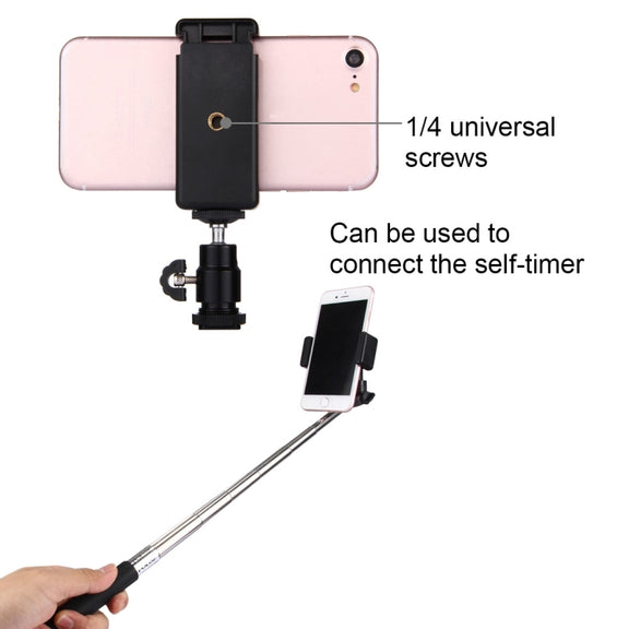 PULUZ 1/4 inch Hot Shoe Tripod Head +  Tripod Stand Clamp for iPhone, Samsung, Huawei, HTC, 5.5cm