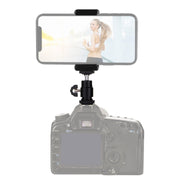 PULUZ 1/4 inch Hot Shoe Tripod Head +  Tripod Stand Clamp for iPhone, Samsung, Huawei, HTC, 5.5cm