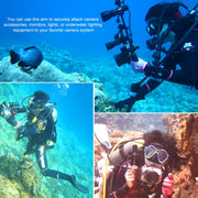 PULUZ 8 inch 20.3cm Aluminum Alloy Ball Arm for Underwater Torch / Video Light, Ball Diameter: 2.5cm