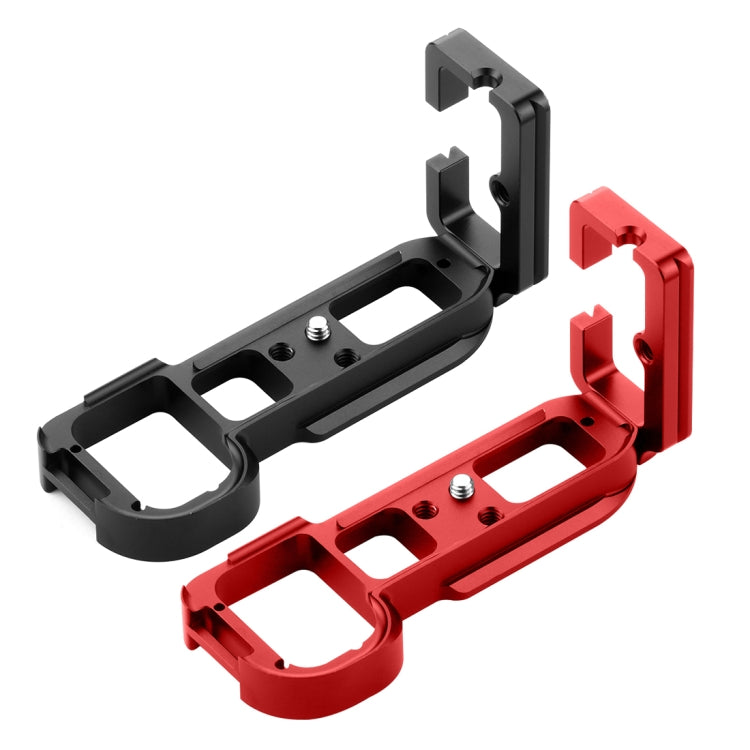 PULUZ 1/4 inch Vertical Shoot Quick Release L Plate Bracket Base Holder for Sony A7R / A7 / A7S(Black)