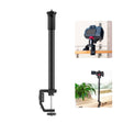 PULUZ C Clamp Mount Light Stand Extension Central Shaft Rod Monopod Holder Kits, Rod Length: 33-60cm(Black) - Monopods by PULUZ | Online Shopping South Africa | PMC TechLife | Buy Now Pay Later Mobicred