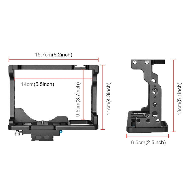 PULUZ Video Camera Cage Filmmaking Rig for Nikon Z6 / Z7(Black)