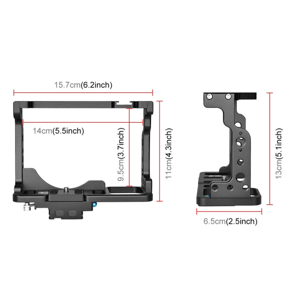 PULUZ Video Camera Cage Filmmaking Rig for Nikon Z6 / Z7(Black)