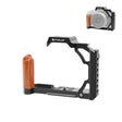 For Nikon ZFC PULUZ Wood Handle Metal Camera Cage Stabilizer Rig(Black) - free shipping - PMC TechLife - Order now!