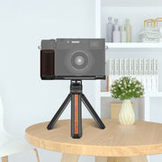 For Fujifilm X100VI PULUZ 1/4 inch Vertical Shoot Quick Release L Plate Bracket Base Holder (Black)